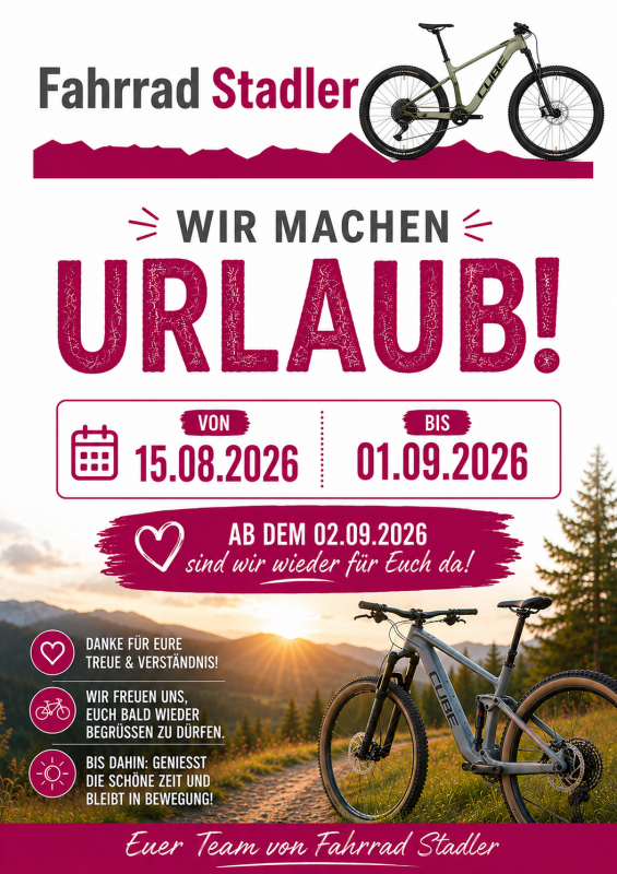 Urlaub August 2026